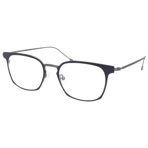 NEW JOHN VARVATOS men's v161 full rim eyeglasses in matte navy - Picture 1 of 4